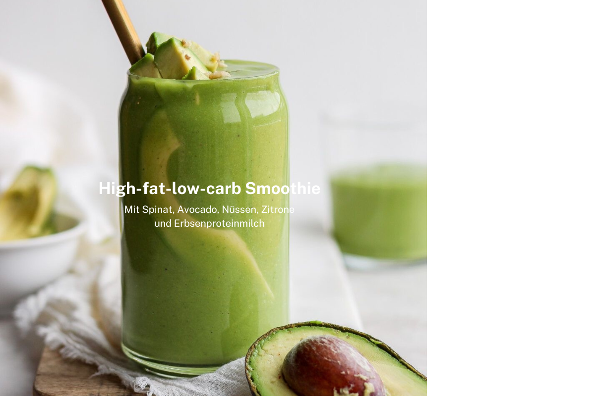 High fat low carb avocado smoothie
