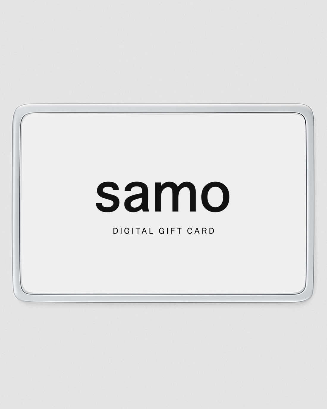 Digital Gift Card for Activewear from samowomen on shop-samo.com
