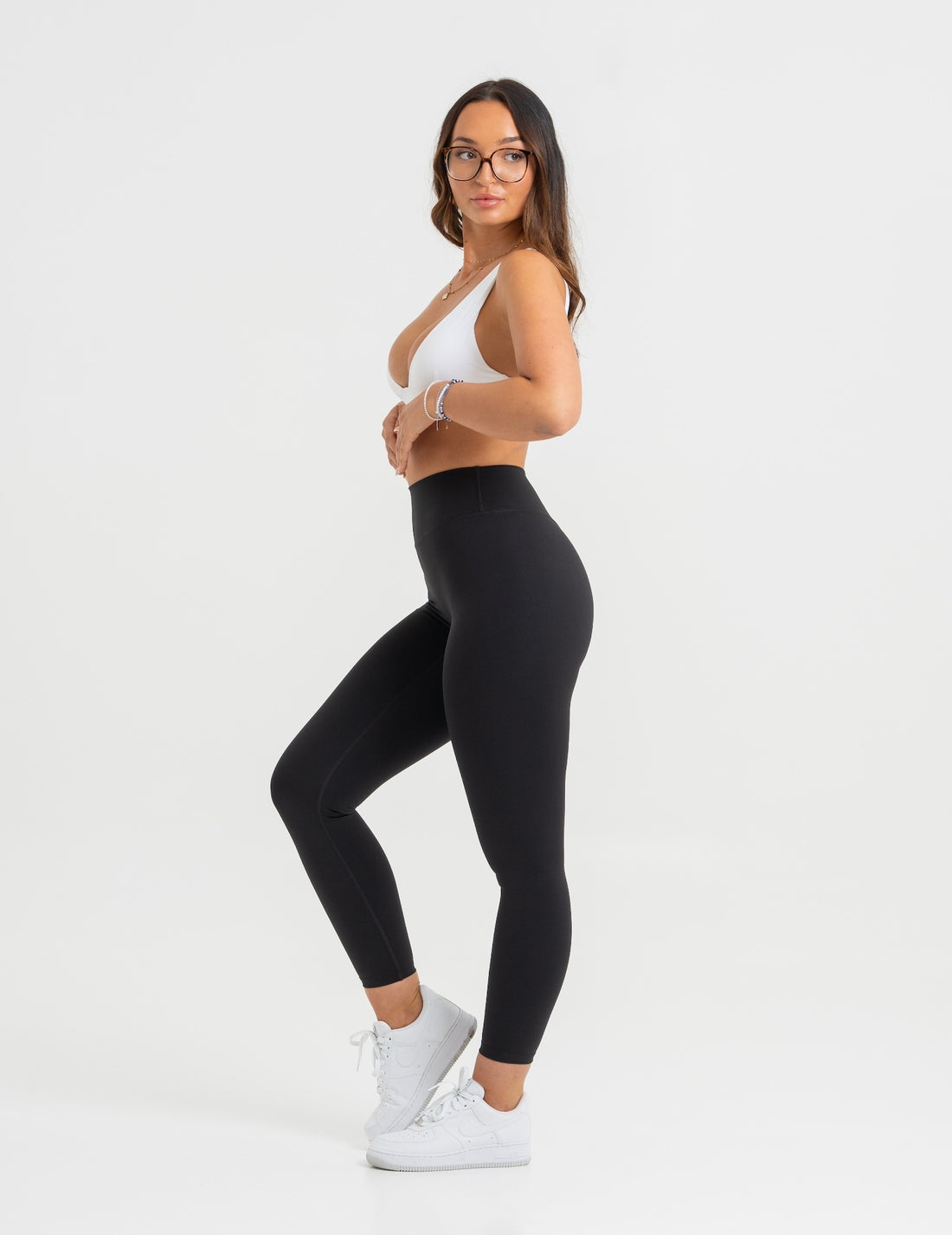 Seamless Pilates Leggings Schwarz