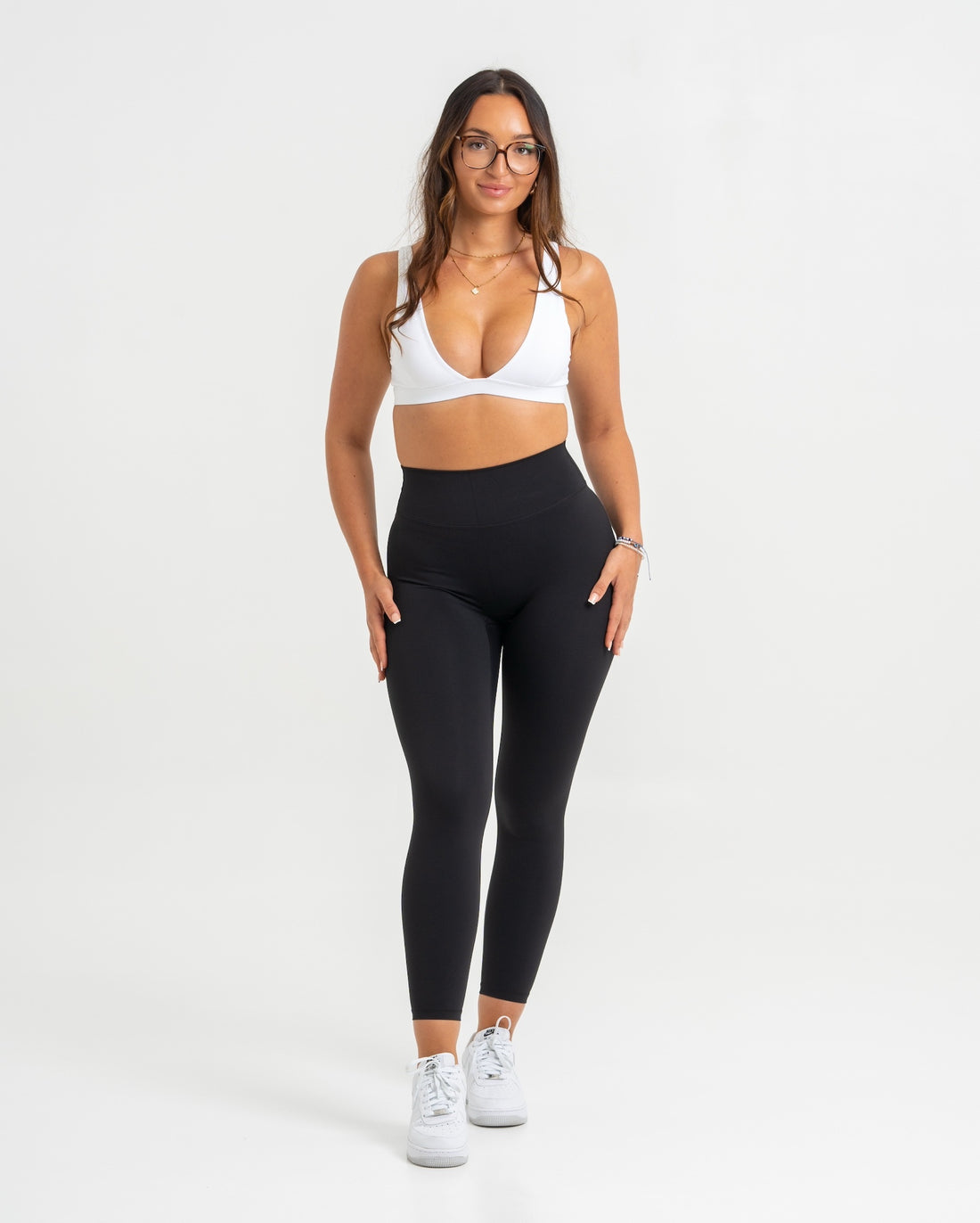Seamless Pilates Leggings Schwarz
