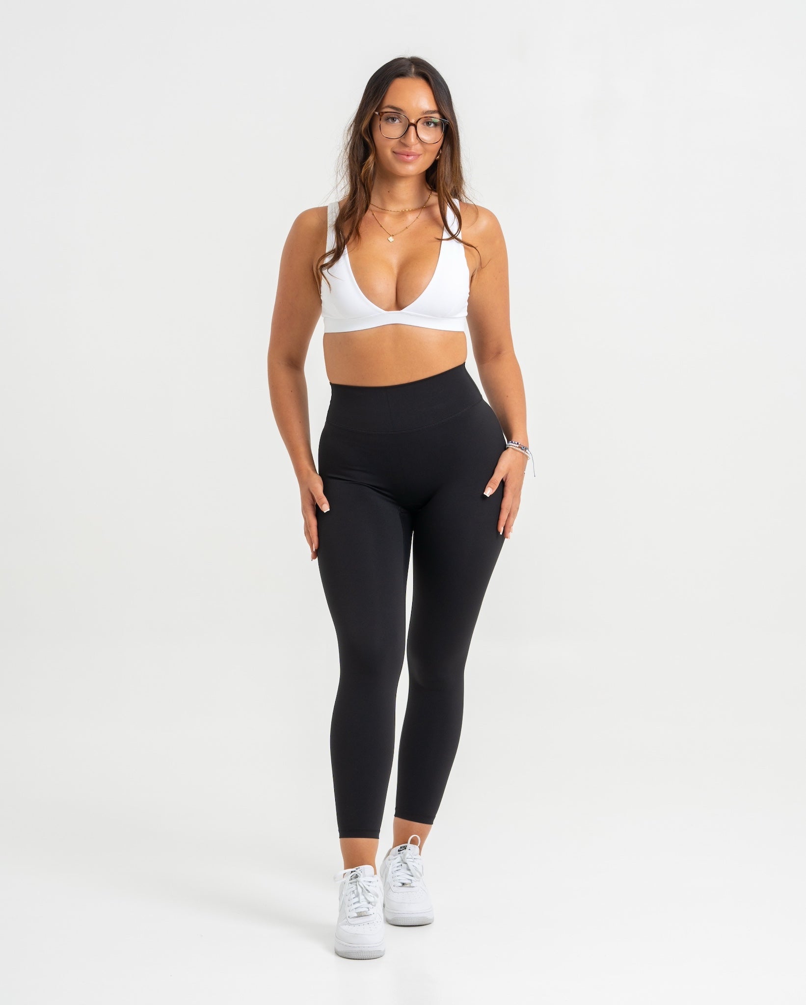 Seamless Pilates Leggings Schwarz